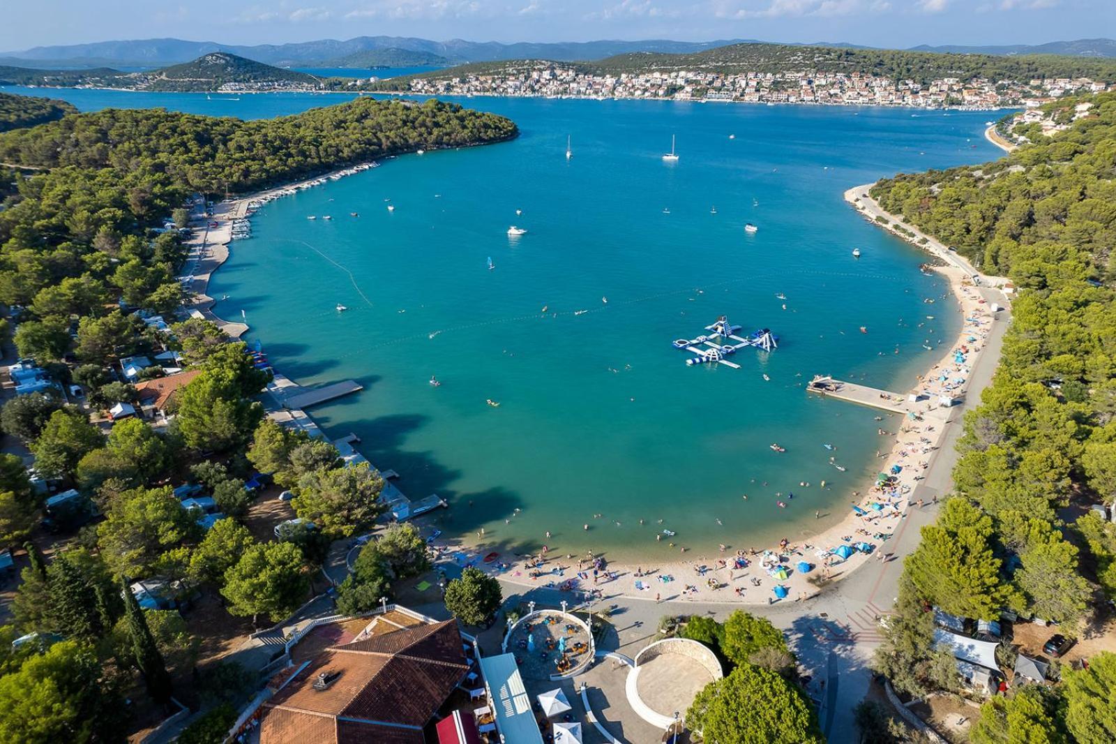 Mobilheim Andrea Wunderschoene Ferienwohnung Direkt Am Meer Jezera Exterior foto